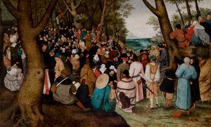 Sermon de Saint Jean-Baptiste - Pieter the Younger Brueghel