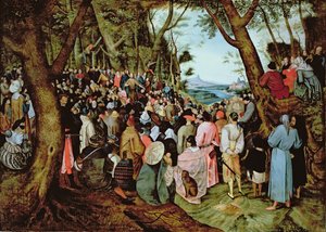 Saint Jean-Baptiste prêchant dans le désert - Pieter Brueghel the Younger