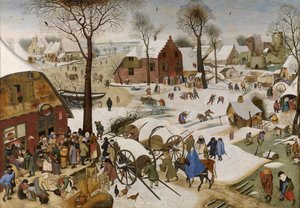Le Recensement du Peuple à Bethléem - Pieter the Younger Brueghel
