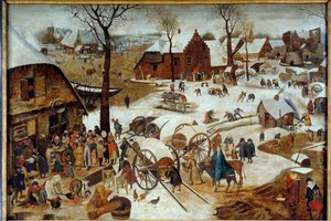 Le paiement de la dîme ou le dénombrement à Bethléem - Pieter the Younger Brueghel