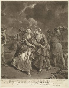 Actrice Susannah Maria Cibber dans le rôle de Cordelia - Pieter van Bleeck