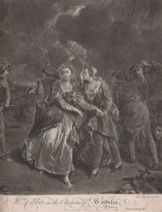Madame Cibber dans le rôle de Cordelia dans la pièce King Lear, Acte III - Pieter van Bleeck