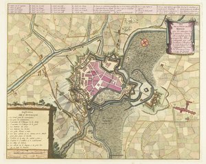 Carte du siège de Menin, 1706 - Pieter van Call (II)