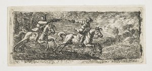 Deux cavaliers se battant - Pieter van Laer