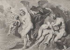 Ixion trompé par Héra - Pieter van Sompel