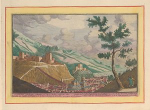 Vue de Grenade et des bâtiments de l