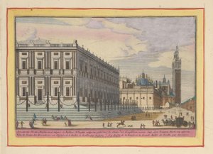 Vue de la bourse à Séville