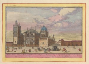 Vue de la cathédrale de Tolède - Pieter van den Berge