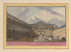Cour intérieure du Real Alcázar à Séville - Pieter van den Berge