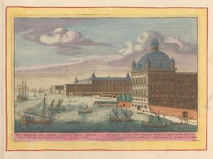 Vue sur le Palais Royal à Lisbonne - Pieter van den Berge