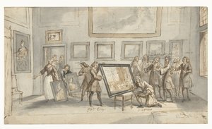 Prince Eugène de Savoie chez le marchand d