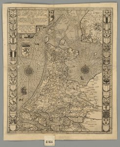 1596 Pays-Bas Comitatus Kaerius - Pieter van den Keere