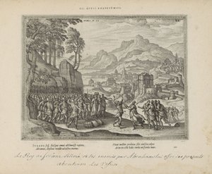 Abraham et le roi de Sodome (Ancien Testament) (série) - Pieter van der Borcht (I)