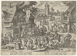 Fête de la guilde de Saint-Sébastien - Pieter van der Borcht (I)