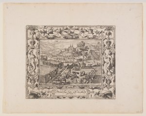 Août, extrait de Les douze mois - Pieter van der Borcht