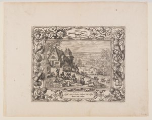 Juin, tiré des Douze Mois - Pieter van der Borcht
