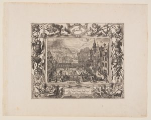 Mars, extrait des Douze Mois - Pieter van der Borcht