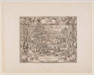 Novembre, tiré des Douze Mois - Pieter van der Borcht