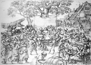 Le festin de mariage, 1560 - Pieter van der Borcht