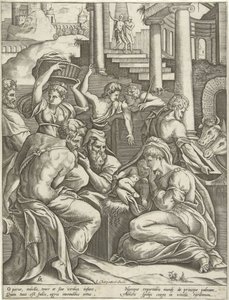Adoration des bergers - Pieter van der Heyden