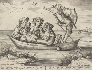 Le bateau bleu (Bie blau schuijte) - Pieter van der Heyden