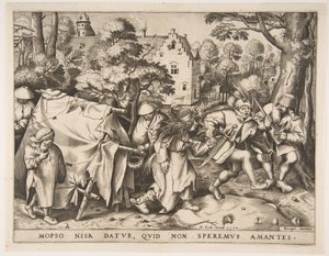 La mariée sale ou le mariage de Mopsus et Nisa, 1570