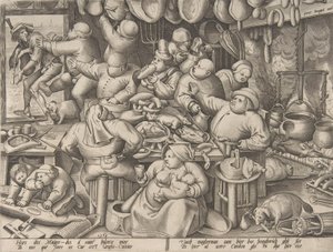 La Cuisine grasse, 1563