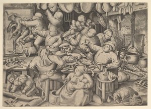 La cuisine grasse, 1563