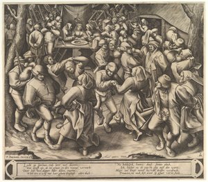 La Danse de mariage paysanne - Pieter van der Heyden