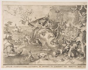 La tentation de Saint Antoine, 1556 - Pieter van der Heyden