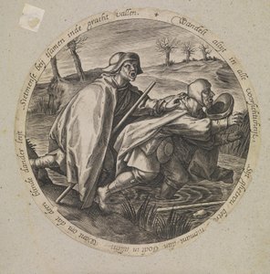 Les aveugles guidant les aveugles - Pieter van der Heyden