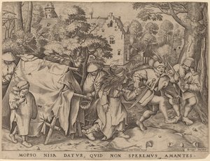 Le Mariage de Mopsus et Nisa - Pieter van der Heyden after Pieter Bruegel the Elder