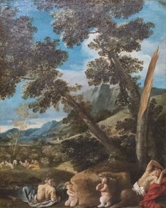 Paysage avec satyres - Pietro (1611 50) Testa