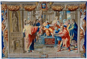 Tapisserie du XVIIe siècle représentant l