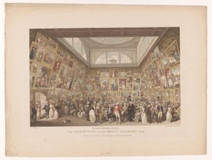 Exposition à la Royal Academy de Londres en 1787