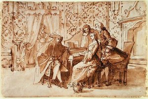 Une Fête Musicale - Pietro Antonio Novelli
