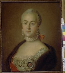 Portrait de la Grande-Duchesse Yekaterina Alexeyevna, 1761 - Pietro Antonio Rotari