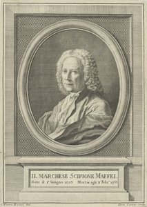 Portrait du poète Scipione Maffei
