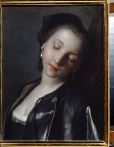 Jeune femme endormie