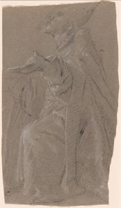 Évêque saint en supplication - Pietro Bernardi