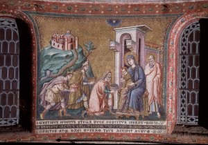Adoration des Mages, mosaïque de l