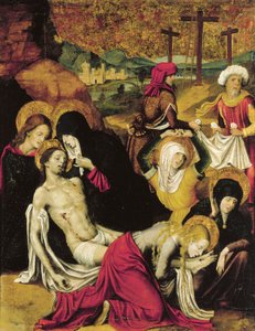 Déposition du Christ, ou Pietà de Tanger, par Pietro Cavaro - Pietro Cavaro