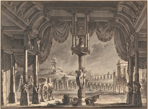 Décor de scène d