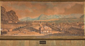Vue de la Villa Favorita et du Palais Chinois