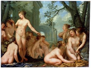 Diane et Callisto, 17e siècle - Pietro Liberi