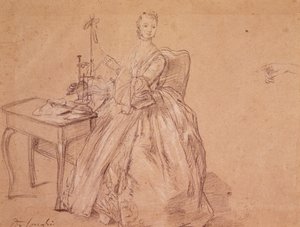 Une femme filant - Pietro Longhi