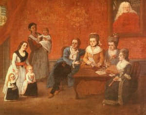 La famille Michiel, vers 1780