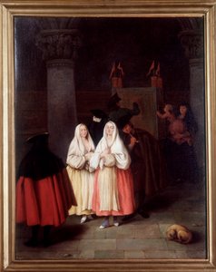 Le cosmorama, exposition de tableaux en perspective - Pietro Longhi