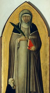 Bienheureuse Humilité, détail du retable de la Bienheureuse Humilité par Pietro Lorenzetti