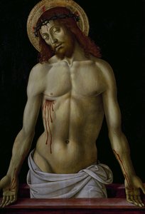Christ en Pietà (détail) - Pietro Perugino